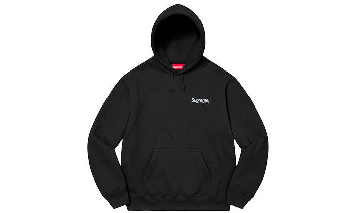 Supreme Worldwide Hooded Sweatshirt Black