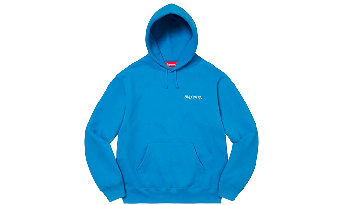 Worldwide Hooded Sweatshirt Blue