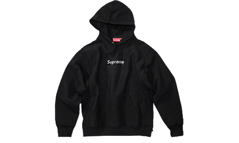 トップスSupreme Swarovski Box Logo sweatshirt