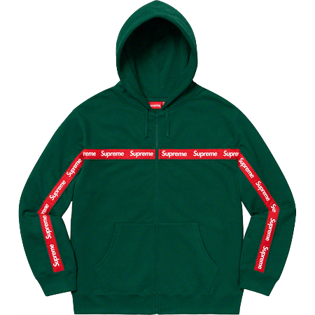 supreme full stripe hoodie