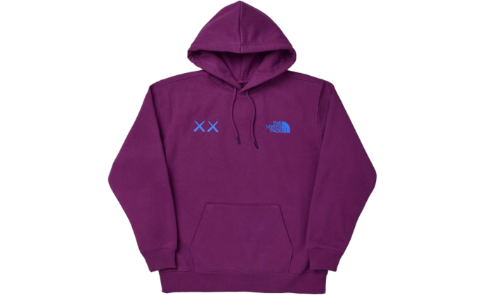 The North Face KAWS Popover Hoodie Pamplona Purple