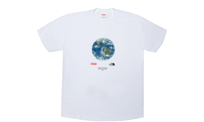 supreme the north one world tee XL white-