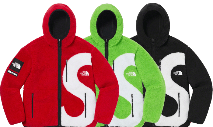 supreme north face s logo fleece