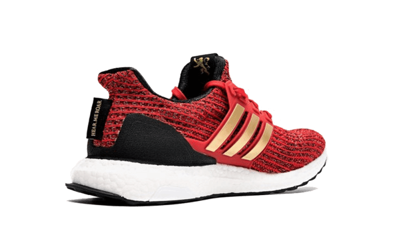 Dibuja una imagen Normal Pegajoso Adidas Ultra Boost 4.0 Game of Thrones House Lannister