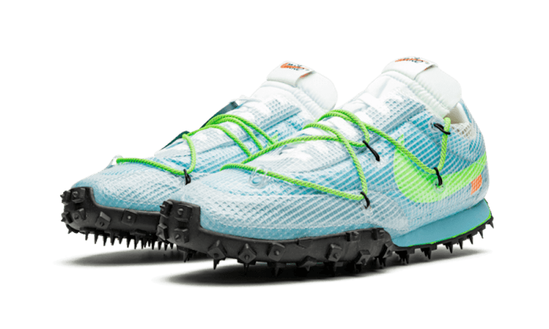 Sko Nike x Off-White™ Waffle Racer för kvinnor - Blå - CD8180-400