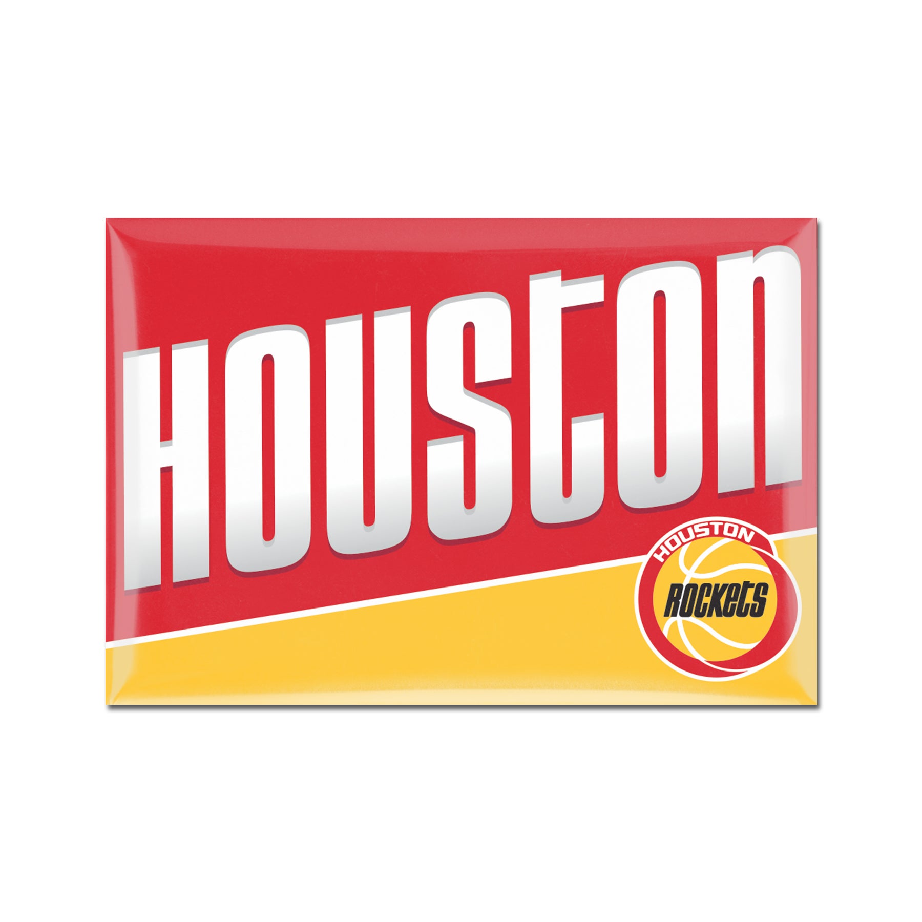 Houston Rockets Wincraft HWC Logo 2x3 Rectangle Magnet