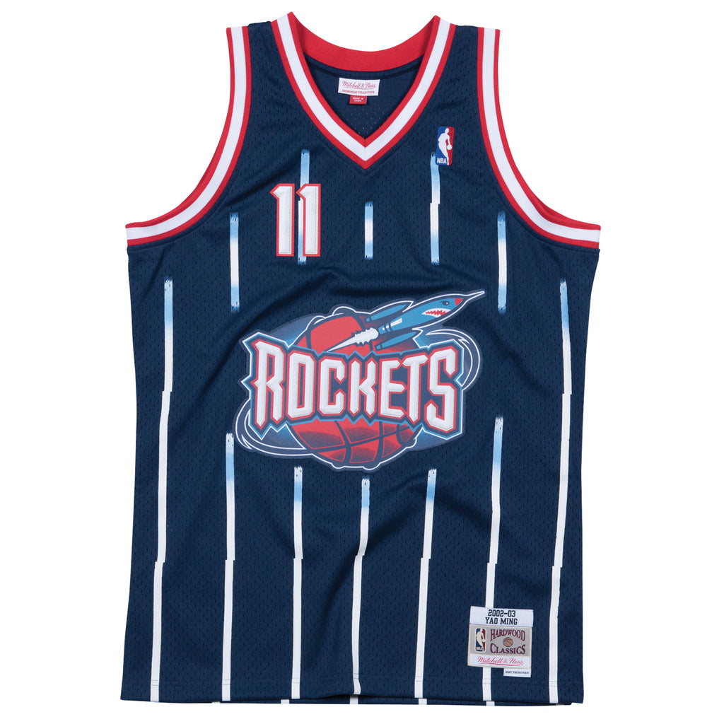 mitchell and ness rockets shirt