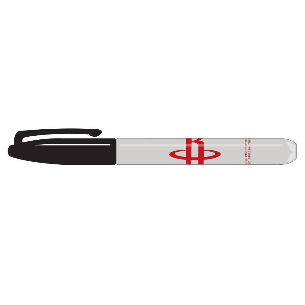 Houston Rockets Sharpie Black Permanent Marker