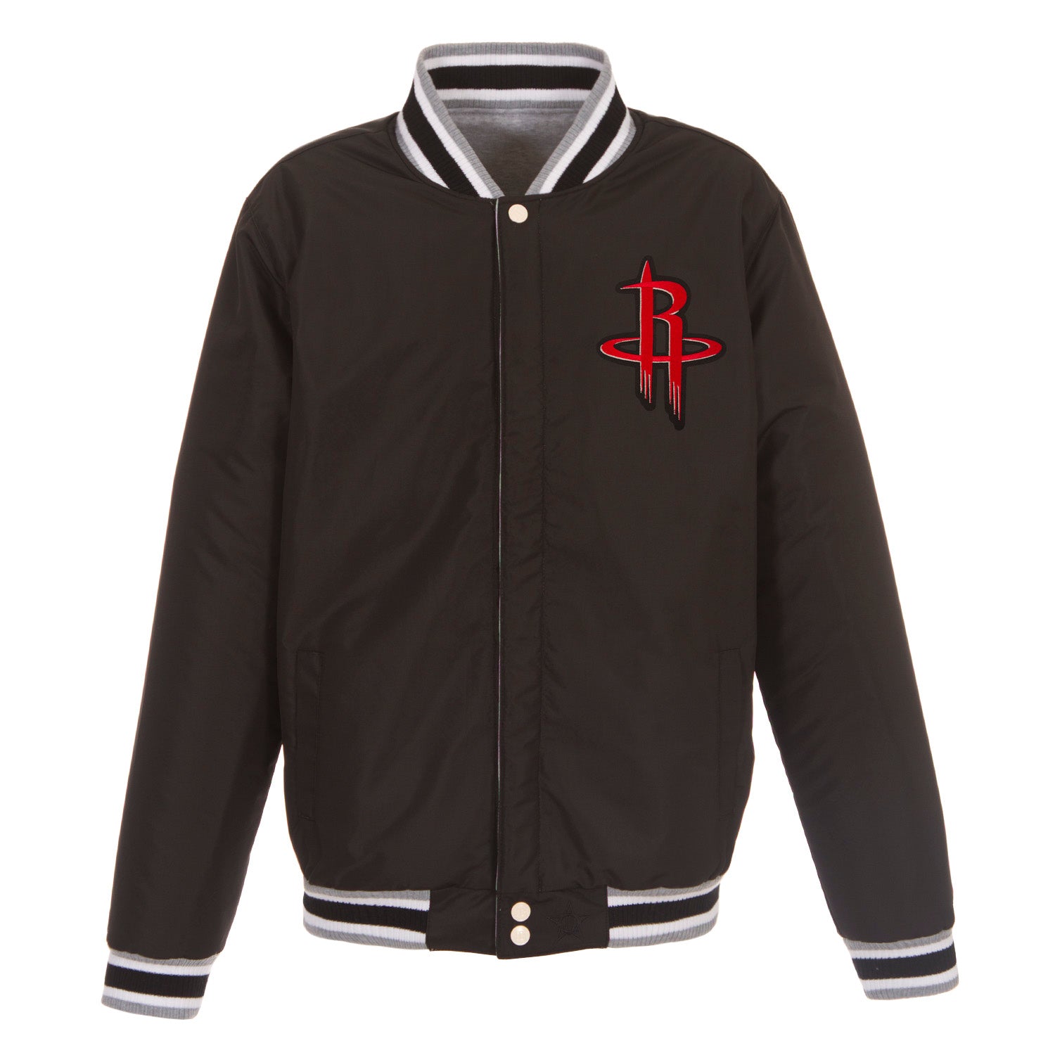 Men's Houston Rockets JH Design Reversible Fleece Jacket