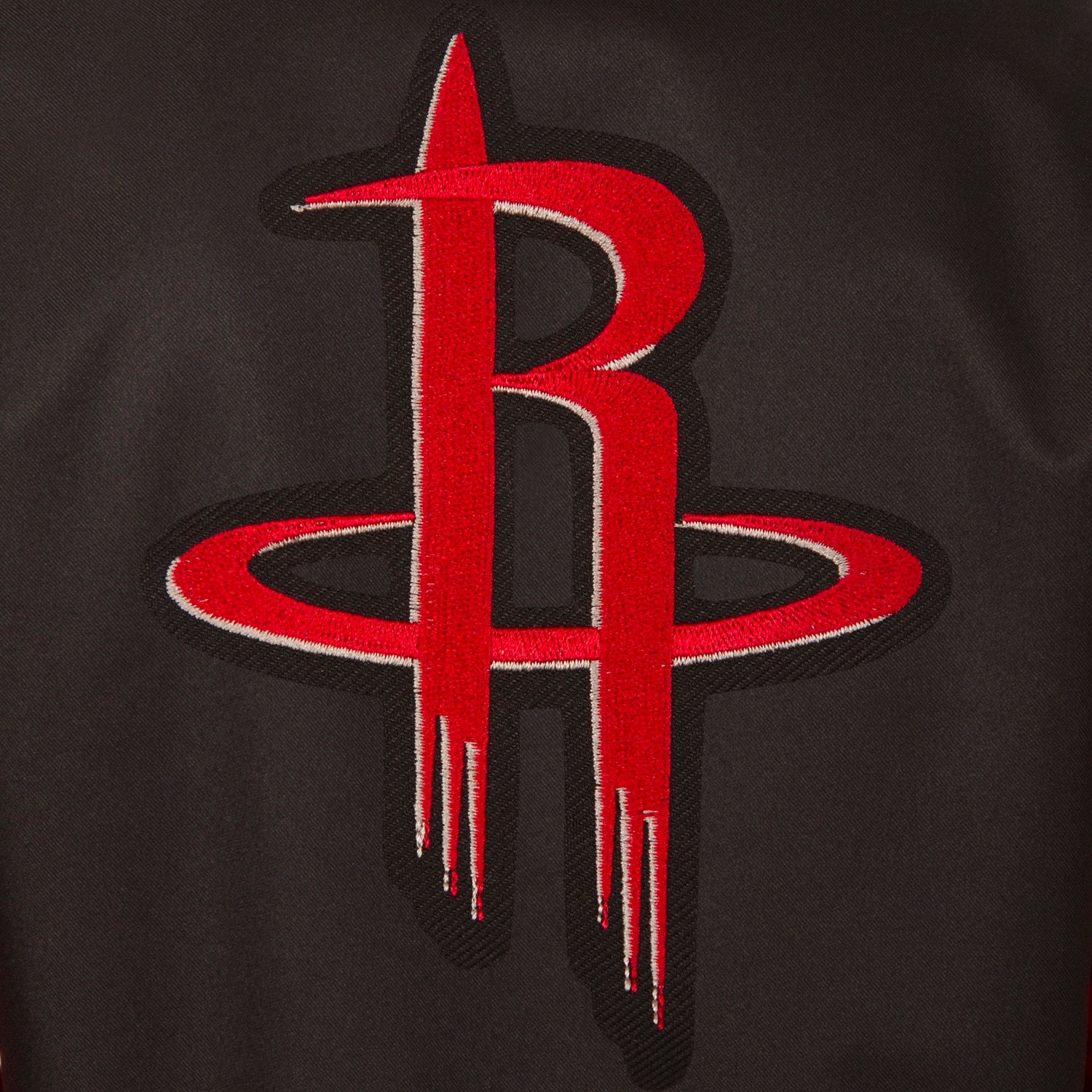 Men's Houston Rockets JH Design Polytwill Varsity Jacket