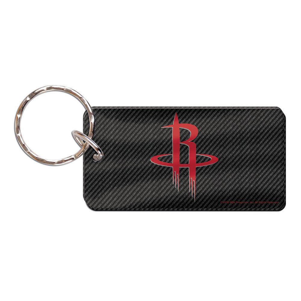 Houston Rockets Wincraft Acrylic Rectangle Logo Keychain