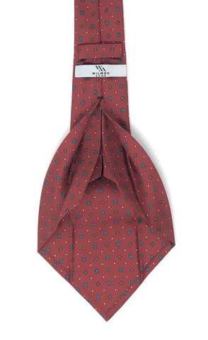 Wilmok Red Seven fold tie