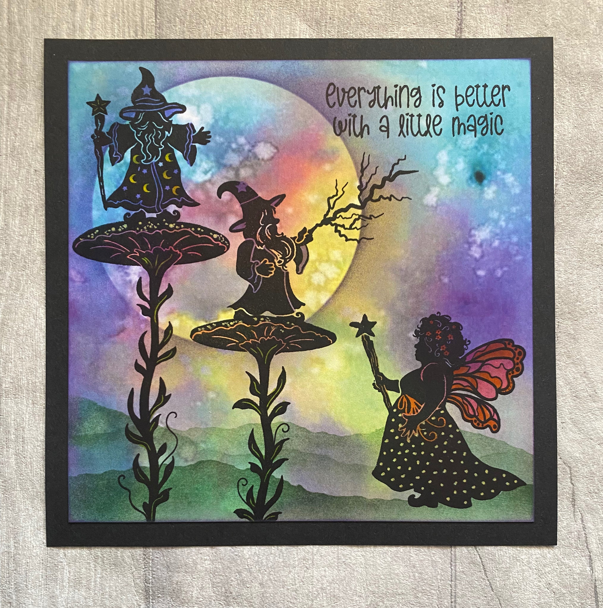 Fairy Hugs Stamps - Wizard Lightning – Julia Watts Crafts