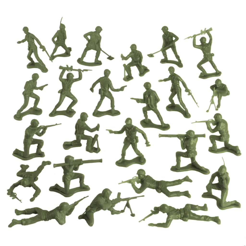 Green Army Guy/man Military Tiny Scale Mini Micro Miniature Figure 