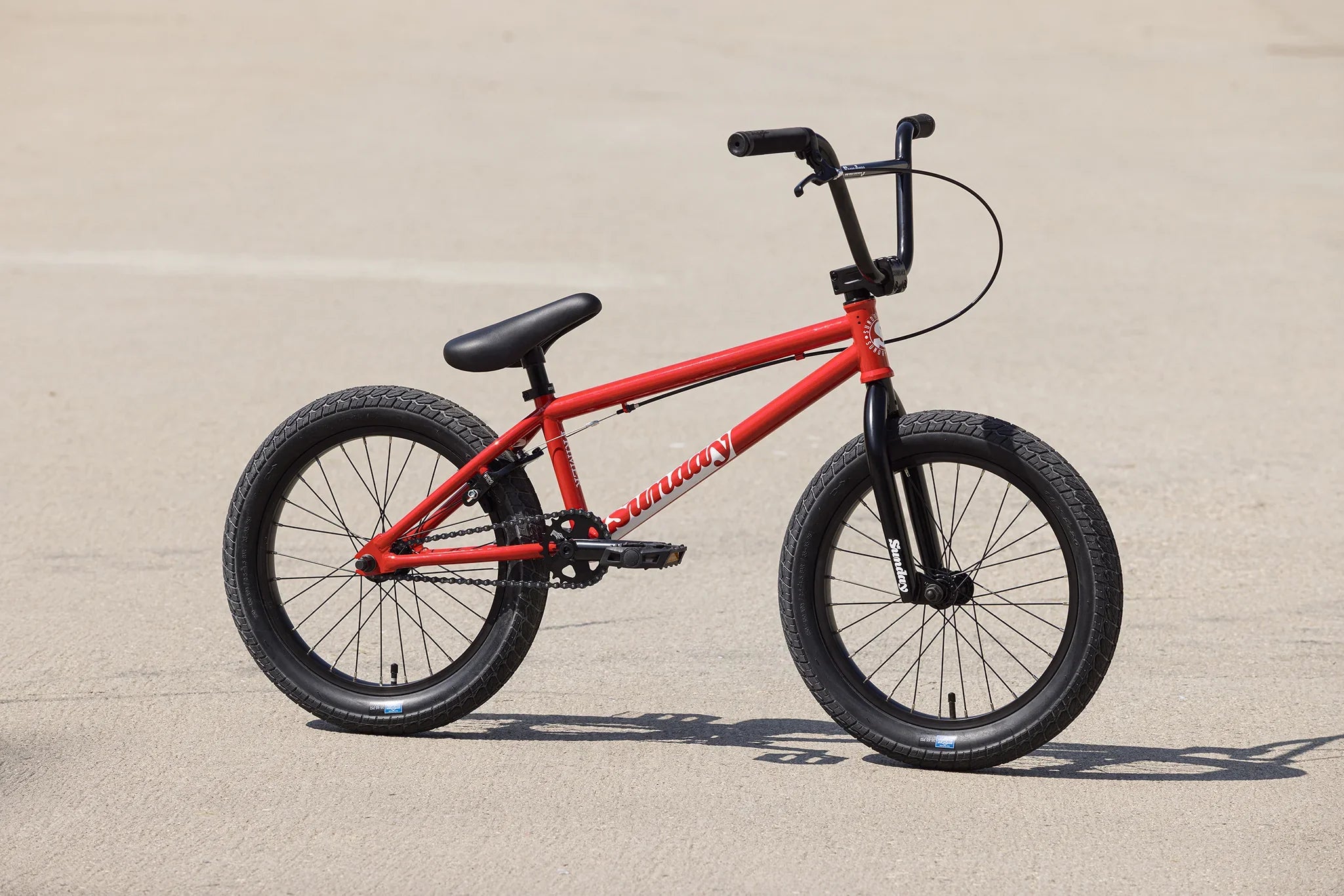 Sunday Primer 18″ Complete BMX Bike - Gloss Fire Engine Red