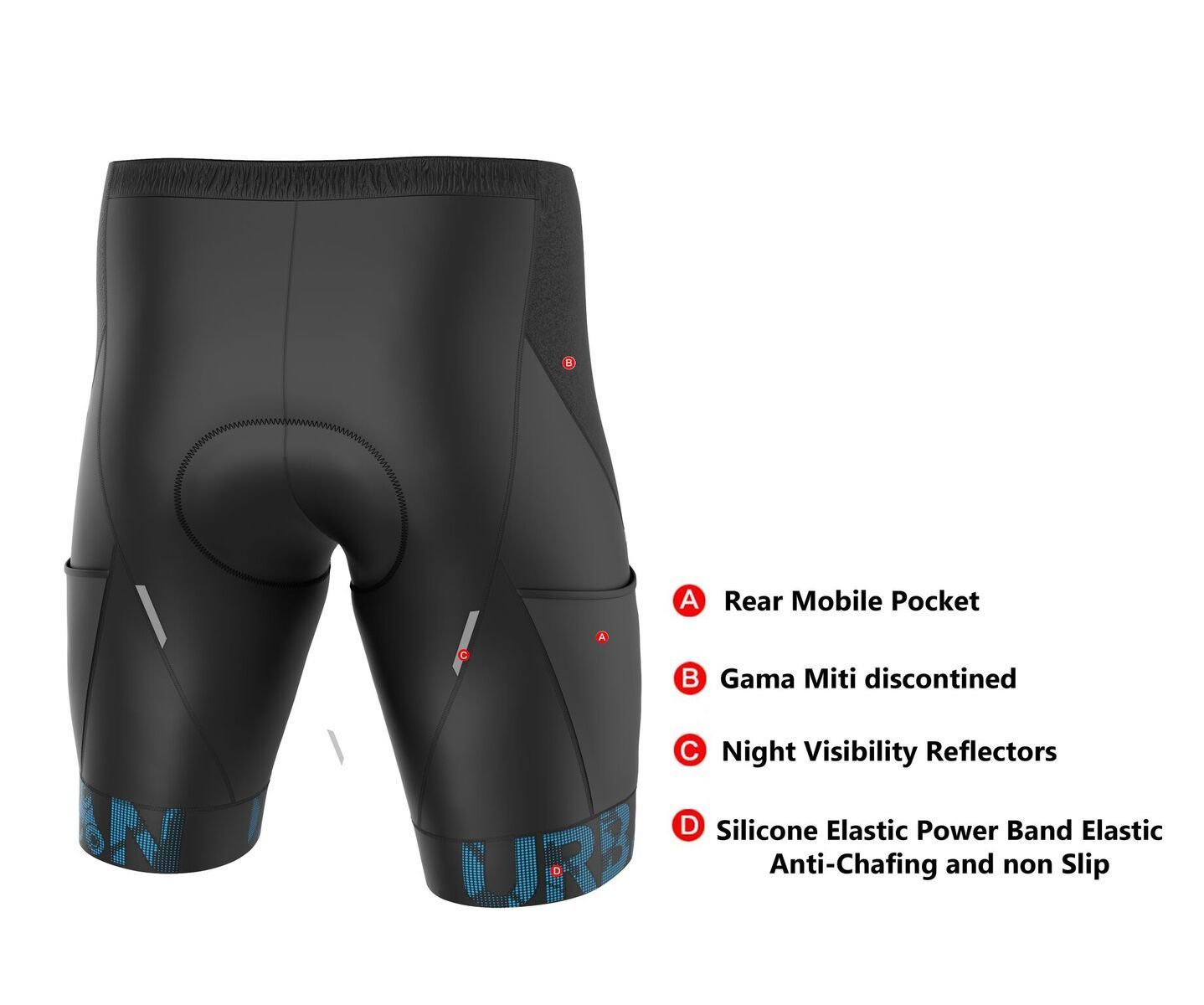 mens cycling shorts with pockets