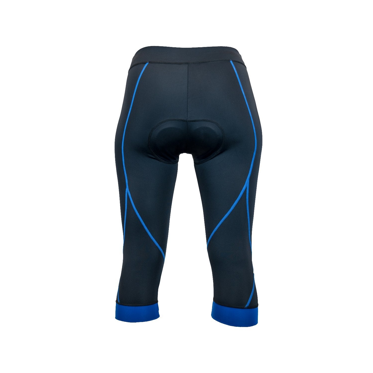 womens padded cycling capris