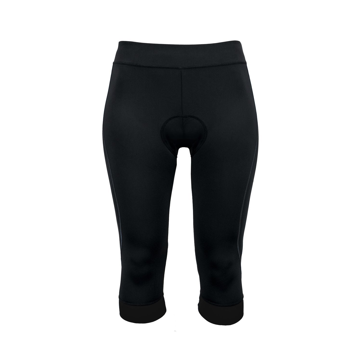 womens padded cycling capris