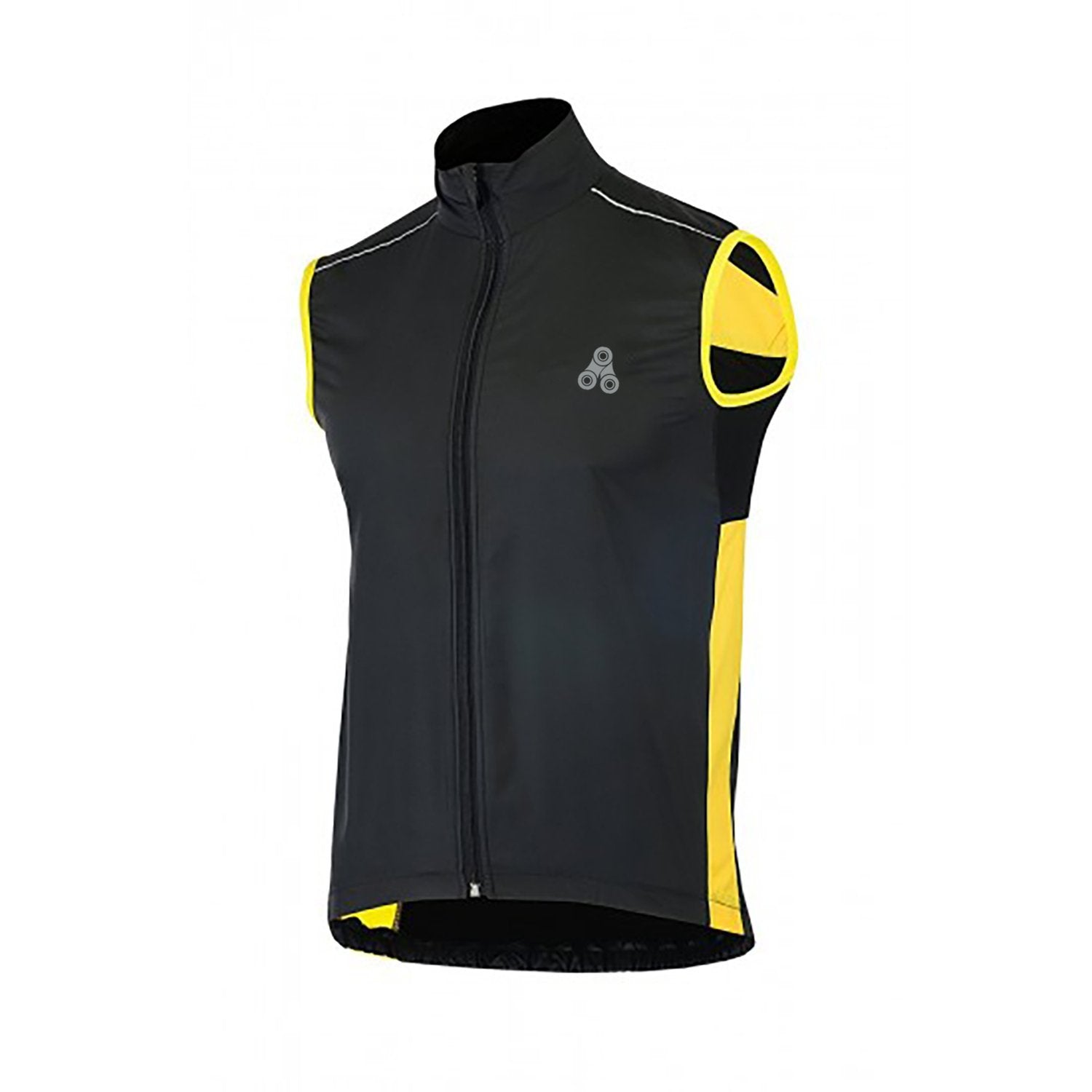 URBAN CYCLING WINDBREAKER VEST / GILET - Black & Yellow - Urban Cycling ...