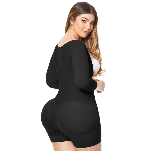  Made In Colombia Boutique Fajate Shaping Top w Sleeves Back  Body Arms Faja Control Brazos y Espalda Post Surgery (Black, S) : Clothing,  Shoes & Jewelry