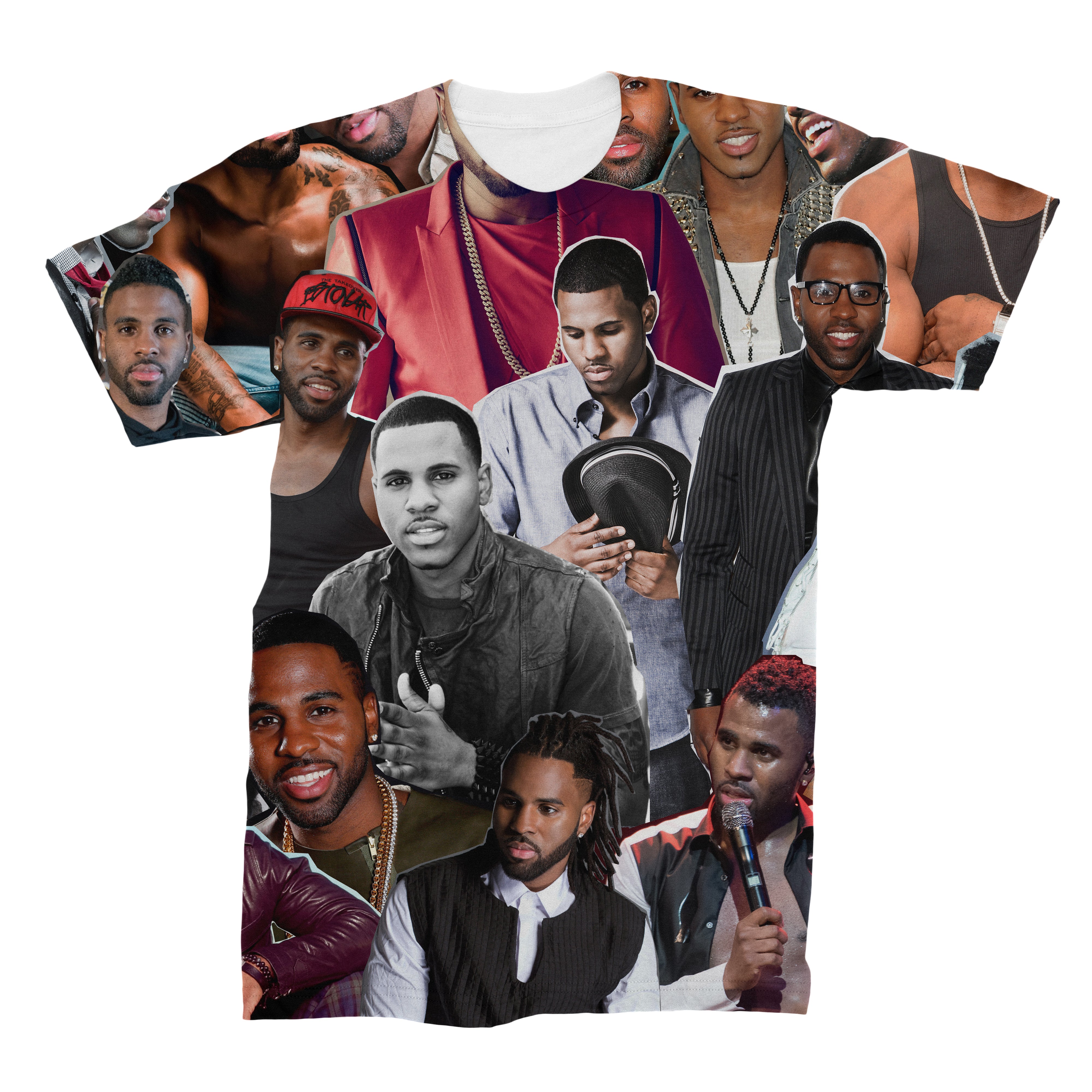 Jason Derulo 3D Collage Face TShirt AllOverPrint.ca