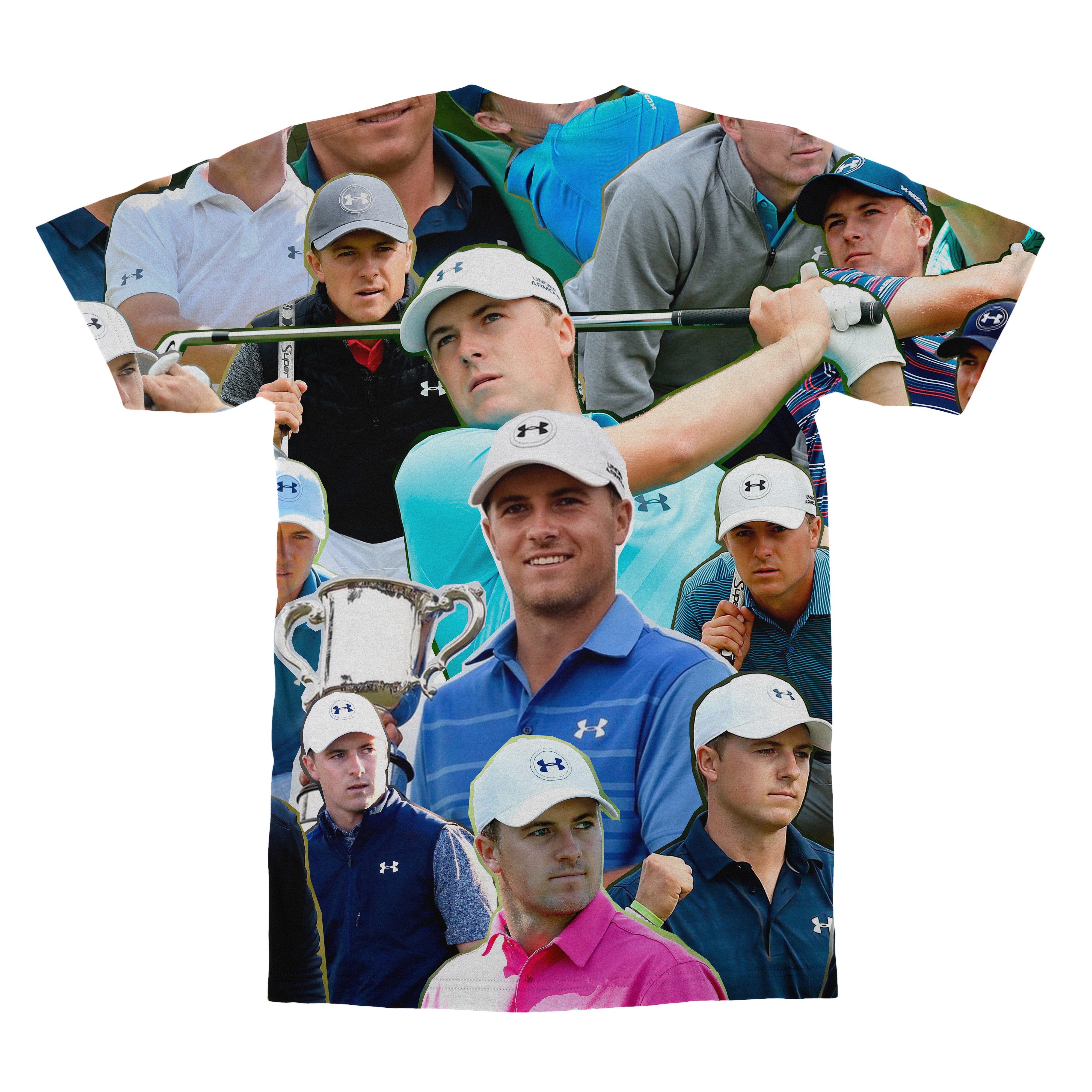 Jordan Spieth 3D Collage Face T-Shirt – AllOverPrint.ca