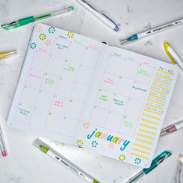 Introduction to Bullet Journaling on the Kingart blog