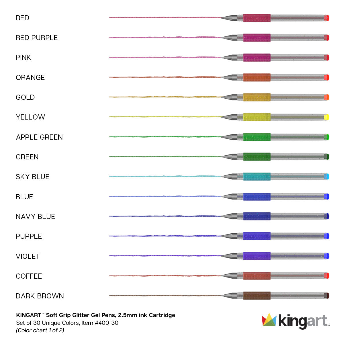 Glaze Gel Pens - Meininger Art Supply