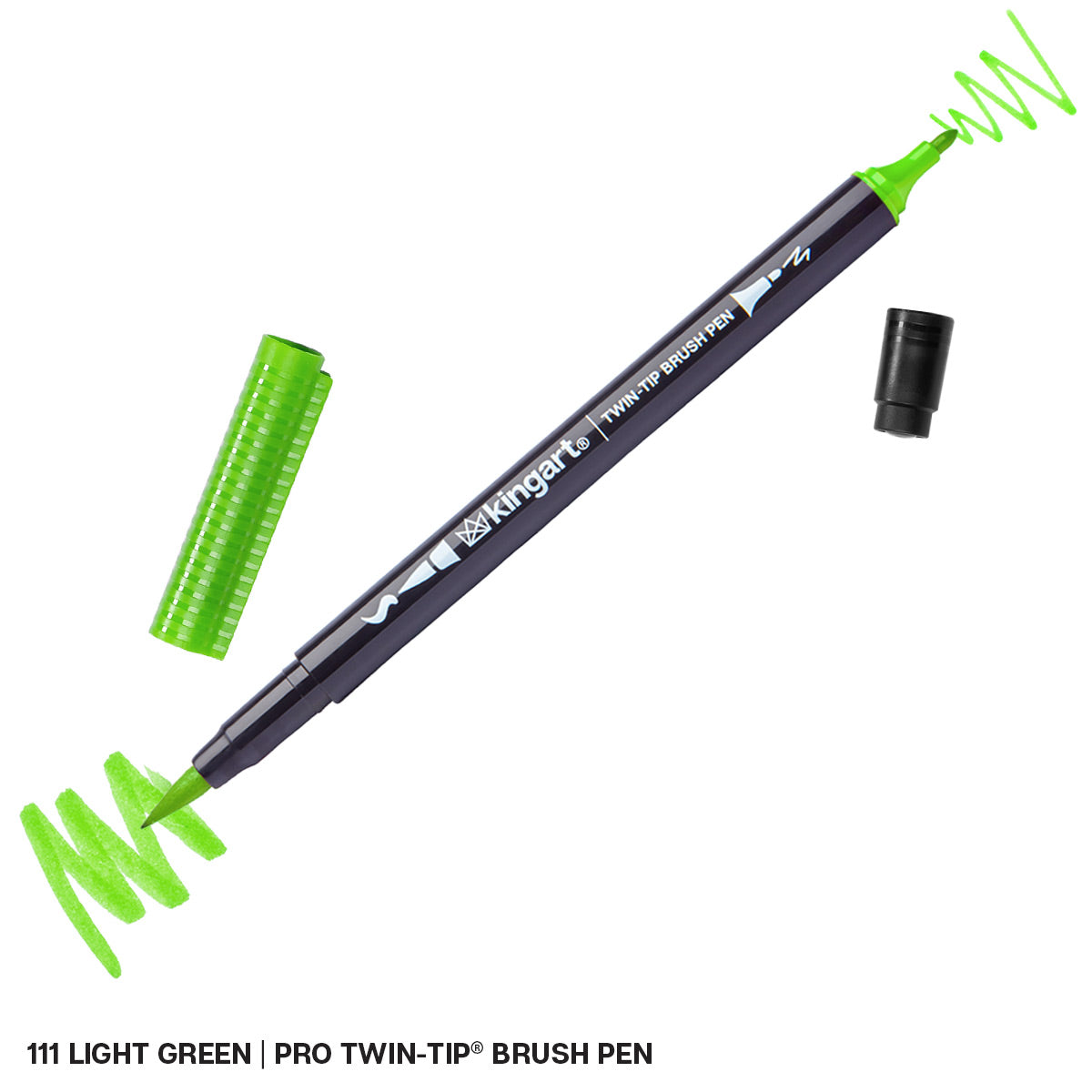 First impressions review of the KingArt Twin Tip Brush Markers. #artsu, Art  Markers