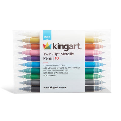 King Art Brush Pens Review Swatches 