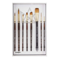 KINGART® Metallic Pen Markers, Set of 12 Vivid Colors with Fine Point for  DIY, Scrapbooks, Cards, Rocks & Works Great on Black Paper, KINGART