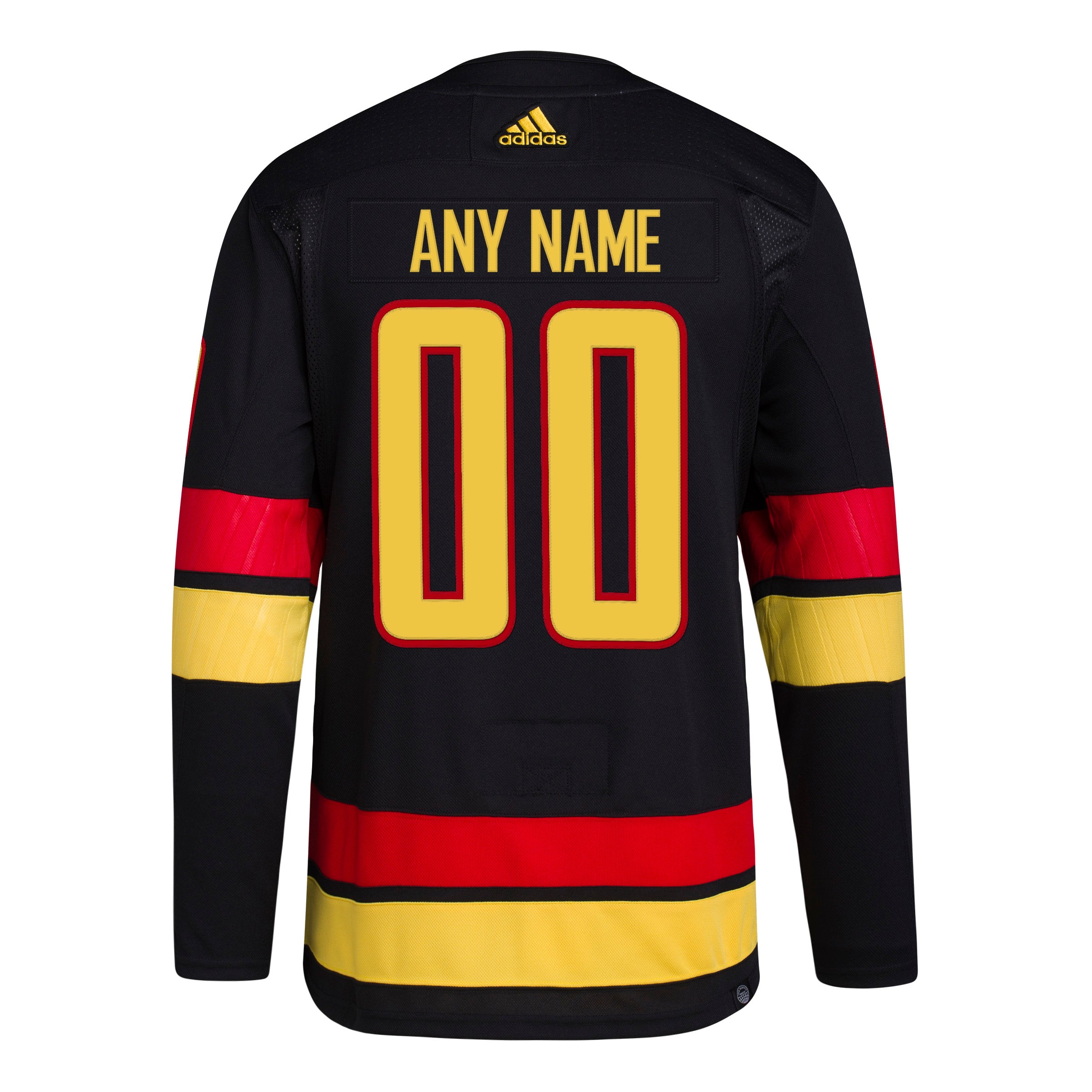 Vancouver Canucks Thatcher Demko Adidas Custom Stitched Black Skate Jersey