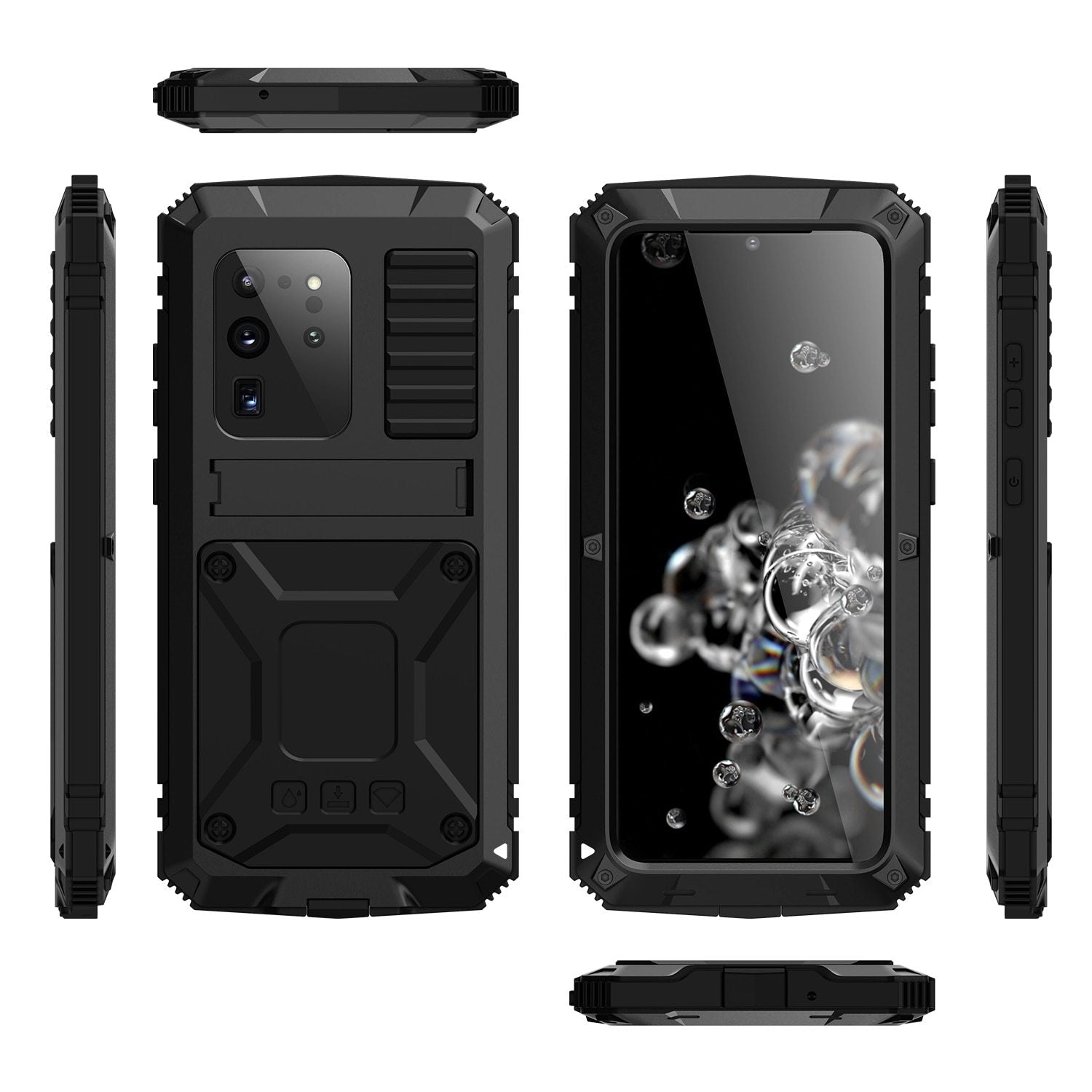Full Metal Aluminum Bumper Holder Phone Case For Samsung Galaxy – www.Nuroco.com