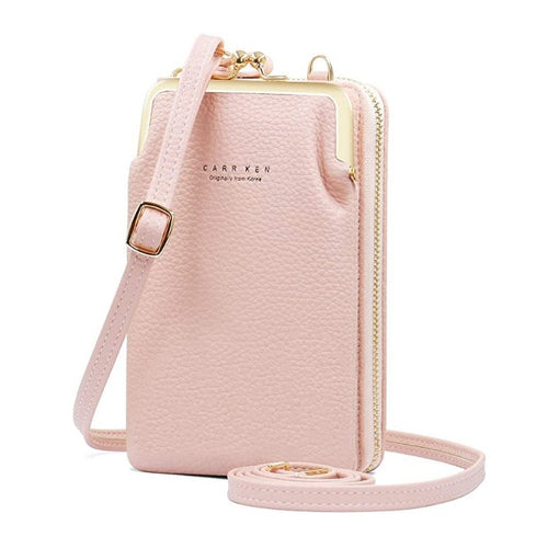 Smartphone Crossbody Bag, Leather Phone Purse