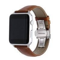 Watch Straps Guard 42mm Bands 38mm 40mm 44mm For Apple Strap Iwatch Series  6 3 4 5 SE 7 Watchband Leather Bracelet Gold Men Women Fashion Brown Luxury  Christmas Present From Shenzhenhuaqiangno, $8.3