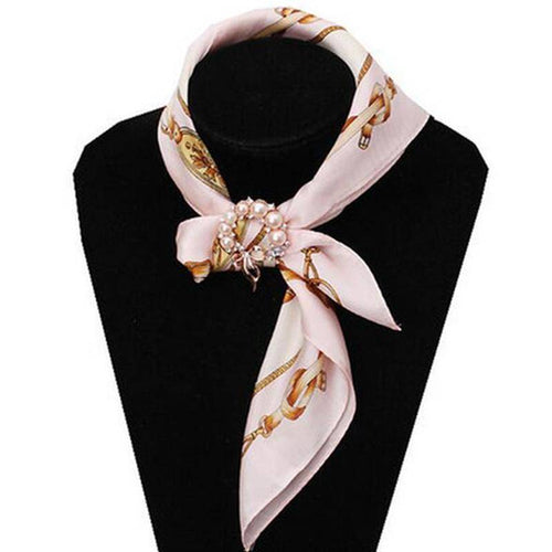 Magic Hollow Spiral Flower Pearl Diamond Pins Scarves Shawl Clip Ribbon  Brooch Corsage Accessories Anti-emptied Brooch, Brooch Pins