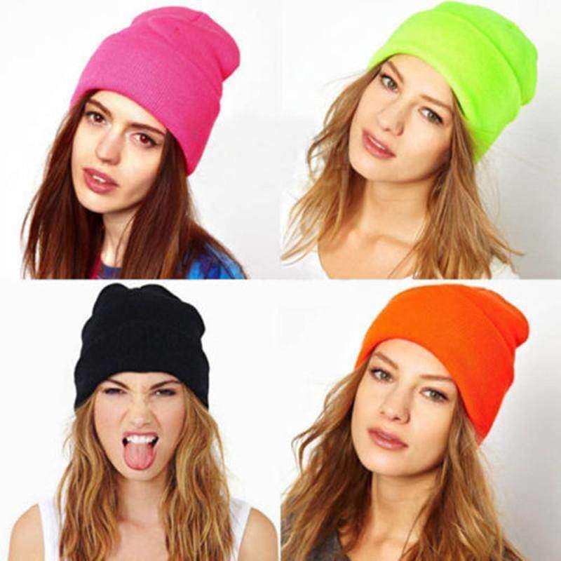 www.Nuroco.com - 19 Colors HIP HOP Knitted Cap Skullies and Beanies