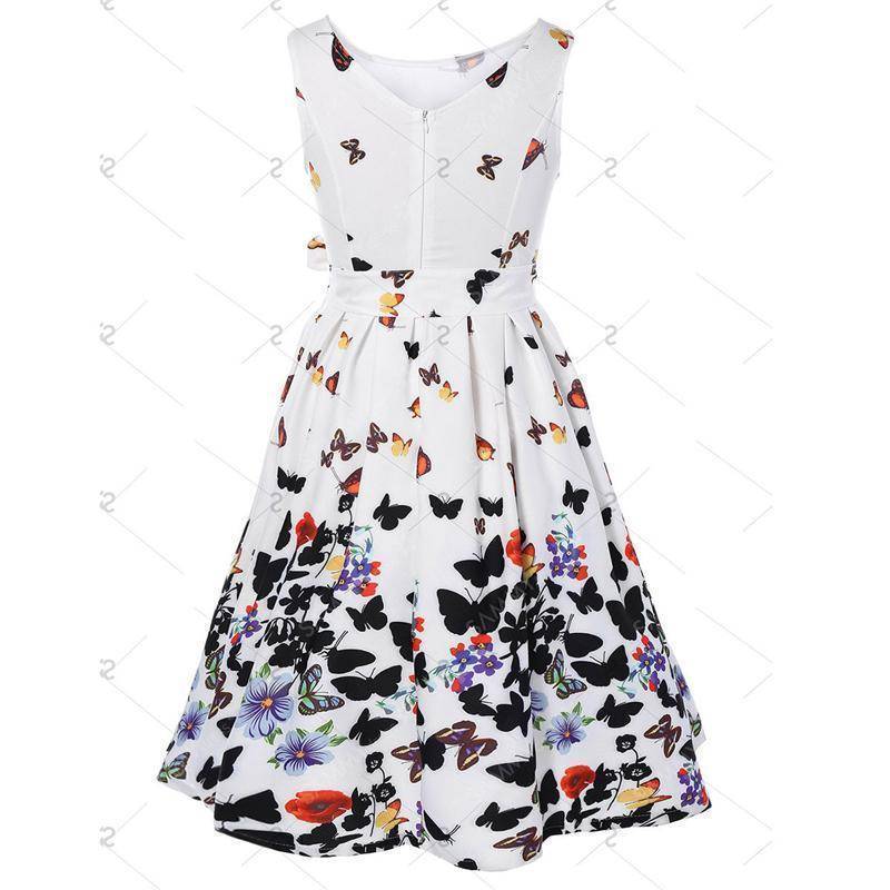 www.Nuroco.com - Butterfly Summer Dress (US 4-14)