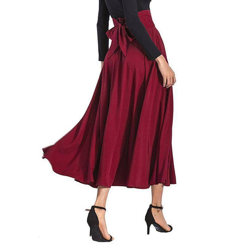  utcoco Women's Elegant Maxi Skirt High Waisted Pleated Chiffon Long  Skirts for Women (Small, Black) : Clothing, Shoes & Jewelry