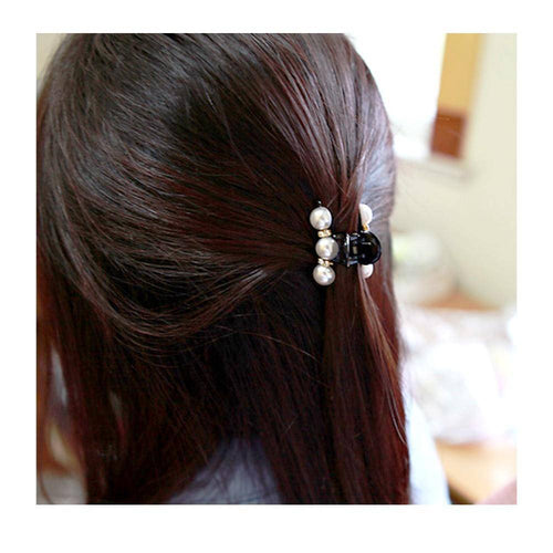 Elegant Metal Pearl Hair Clip Women Hair Accessories Butterfly Hair Claw s2