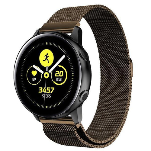 Montre connectée Mixte Galaxy Watch Active 2 SM-R820NSDAXEF - Bracelet Cuir  Marron sur Bijourama, référence des bijoux Mixte en ligne