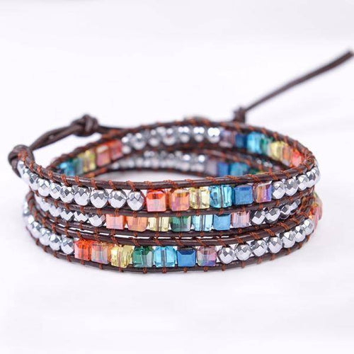 Buy Reiki Crystal Products Tiger Eye Bracelet, 7 Chakra Bracelet,  Combination Bracelet, Crystal Bracelet 8 mm Stone Bracelet with Hamsa Charm  Bracelet (Color : Multi) at