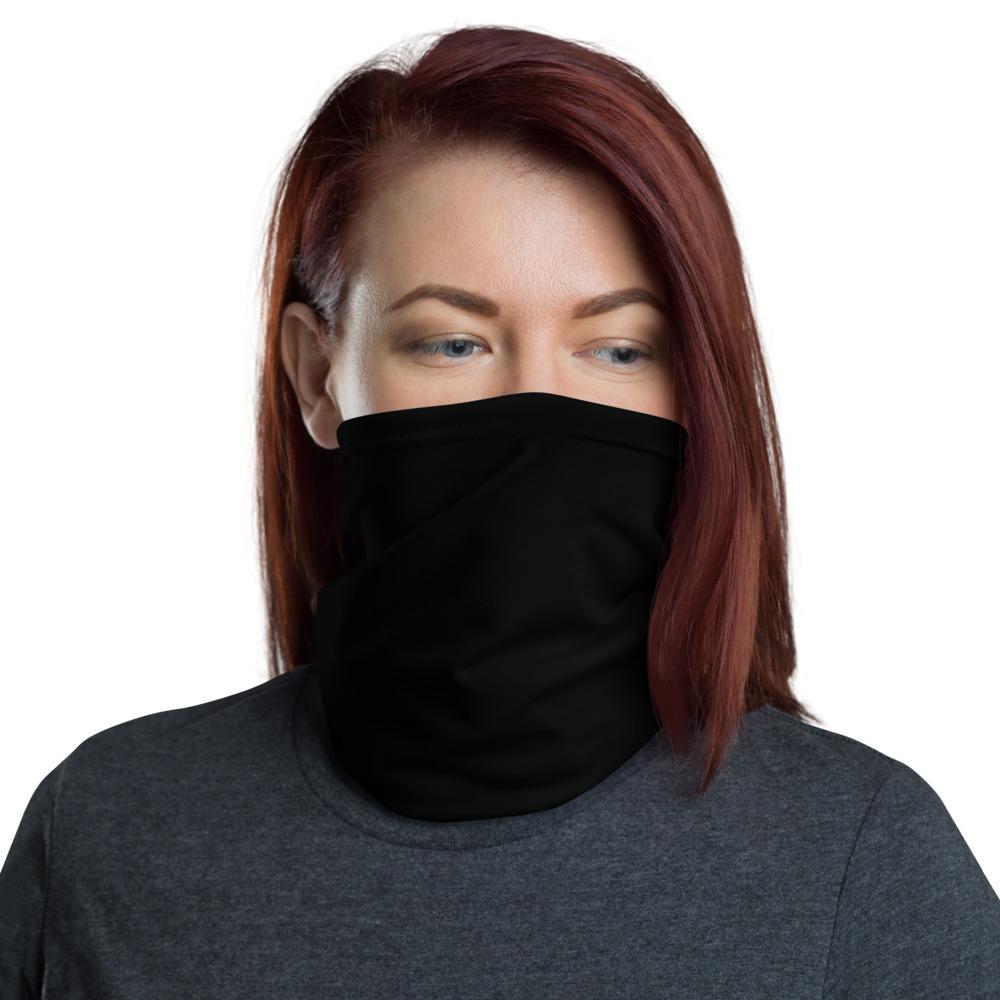 Download Plain Black Solid Color Neck Gaiter Scarf Mask Reusable Washable Fabr Www Nuroco Com