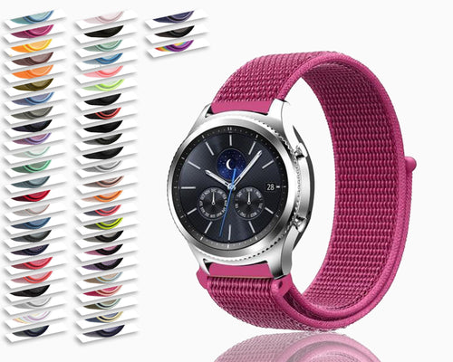 Gear s3 Frontier strap For Samsung galaxy watch 46mm 42mm active 2 nyl –  www.