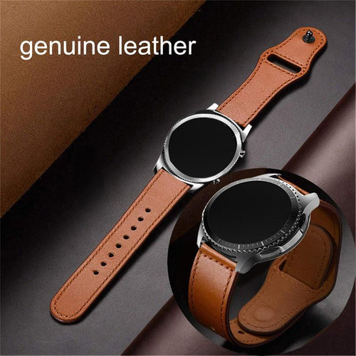 Slimmer Leather Strap for Samsung Galaxy Watch 3 4 5 6 43/47mm 41/45mm  Active 40/44mm Band for Amazfit GTR Huawei GT2 3 42/46mm - AliExpress