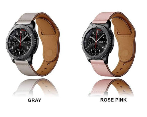 Slimmer Leather Strap for Samsung Galaxy Watch 3 4 5 6 43/47mm 41/45mm  Active 40/44mm Band for Amazfit GTR Huawei GT2 3 42/46mm - AliExpress