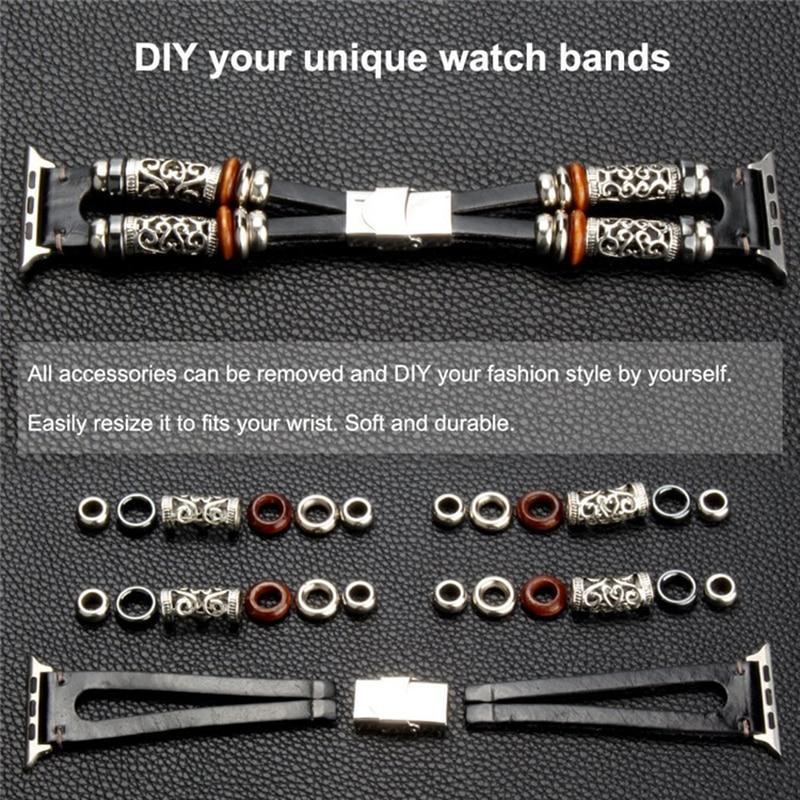 www.Nuroco.com - Apple Watch Handmade Bohemian Genuine Leather band ...