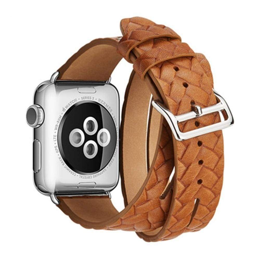 www.Nuroco.com - Leather Loop For Apple watch band 44mm/ 40mm