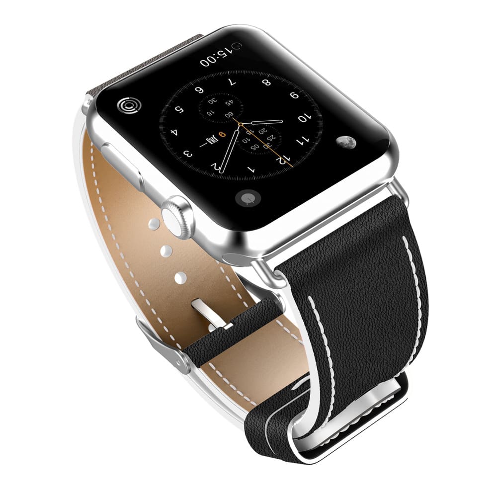 New Fashion Watchband For Apple Watch Band 44Mm/ 40Mm/ 42Mm/ 38Mm Watchband Genuine Leather Belt For Iwatch Series 1 2 3 4 Strap Leather