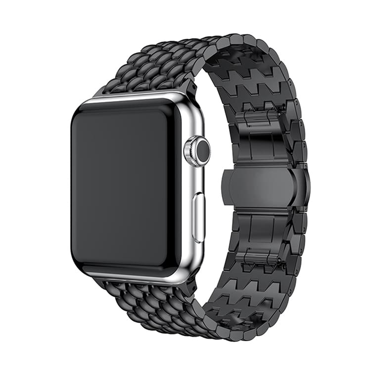 Men Business iWatch Strap Apple Watch Band 42mm 44mm 40mm 38mm Stainless  Steel